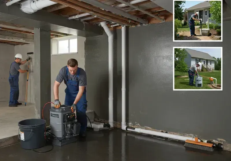 Basement Waterproofing and Flood Prevention process in Lake Delton, WI